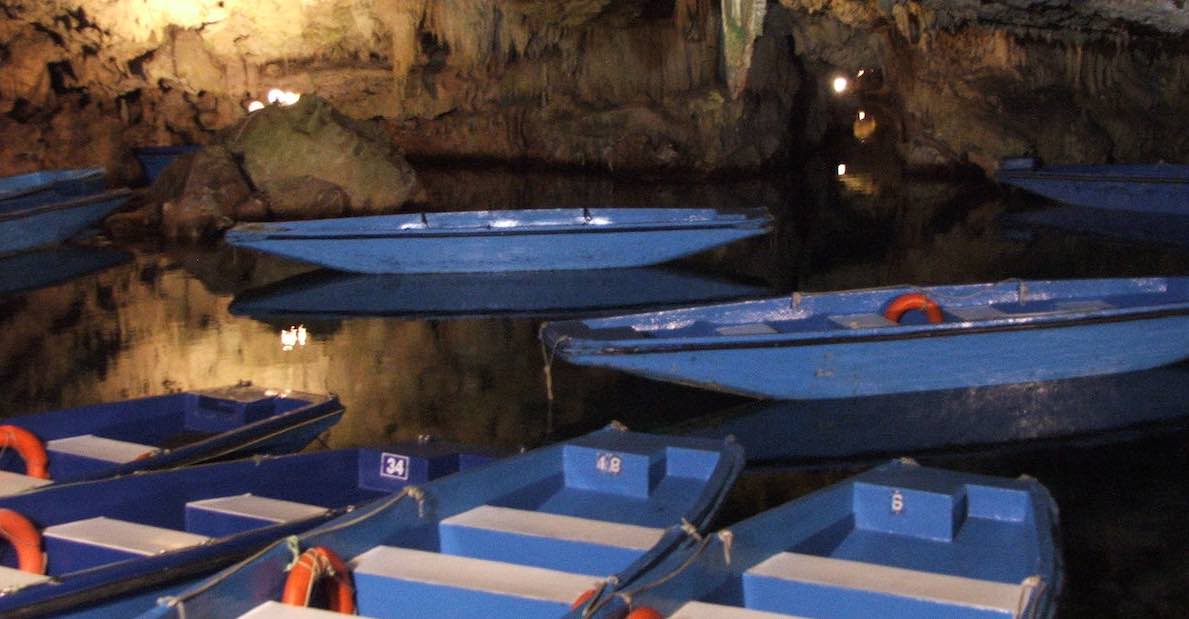 Grotte Diros Barche